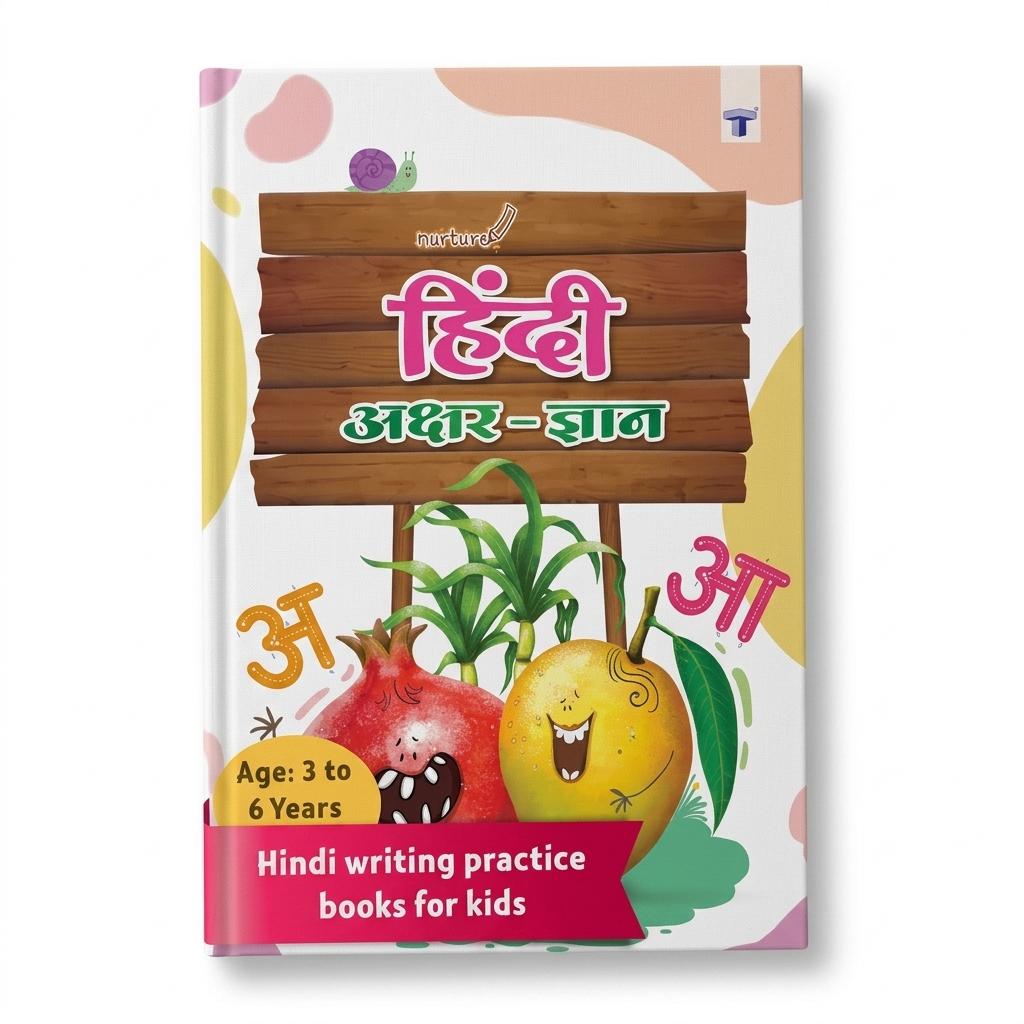 Hindi Alphabet Writing Book for Kids Age 3-6 Years