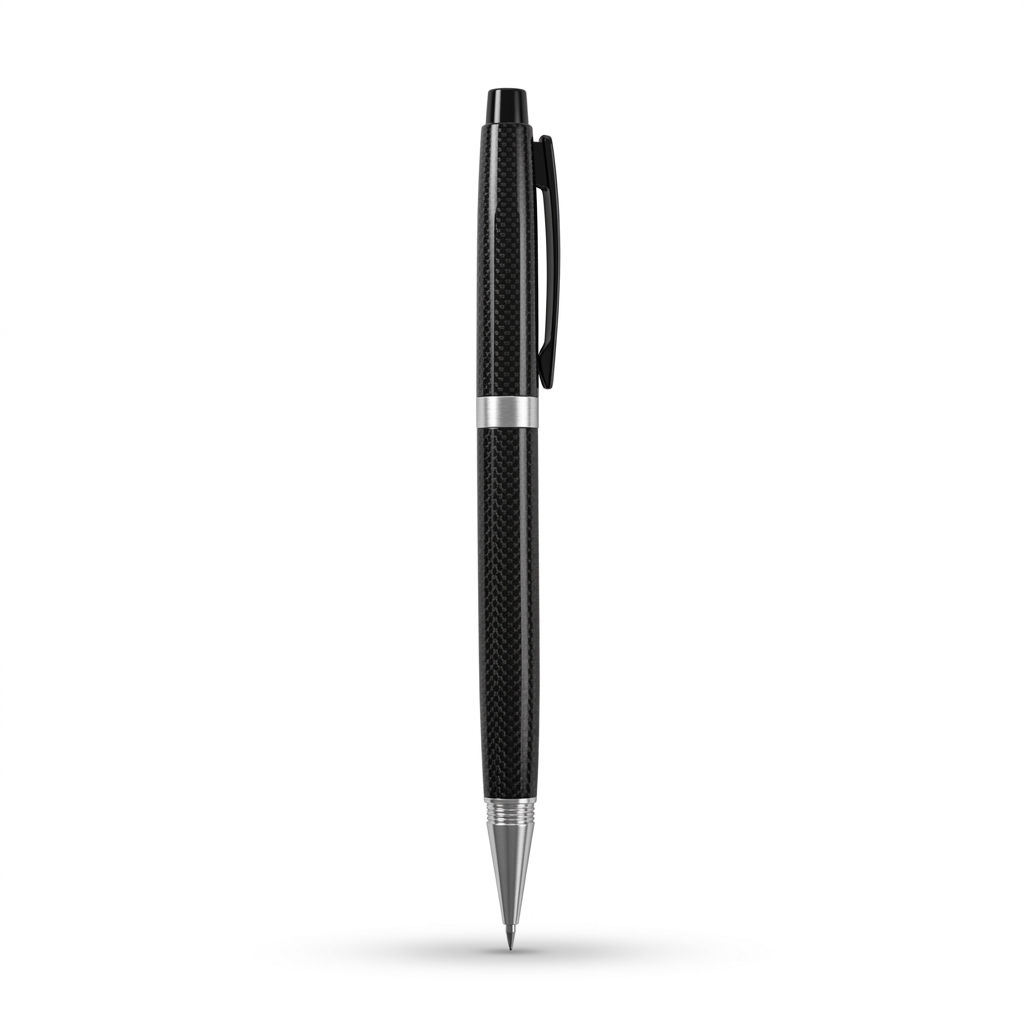 Stylish Carbon Fiber Black Pen for Office