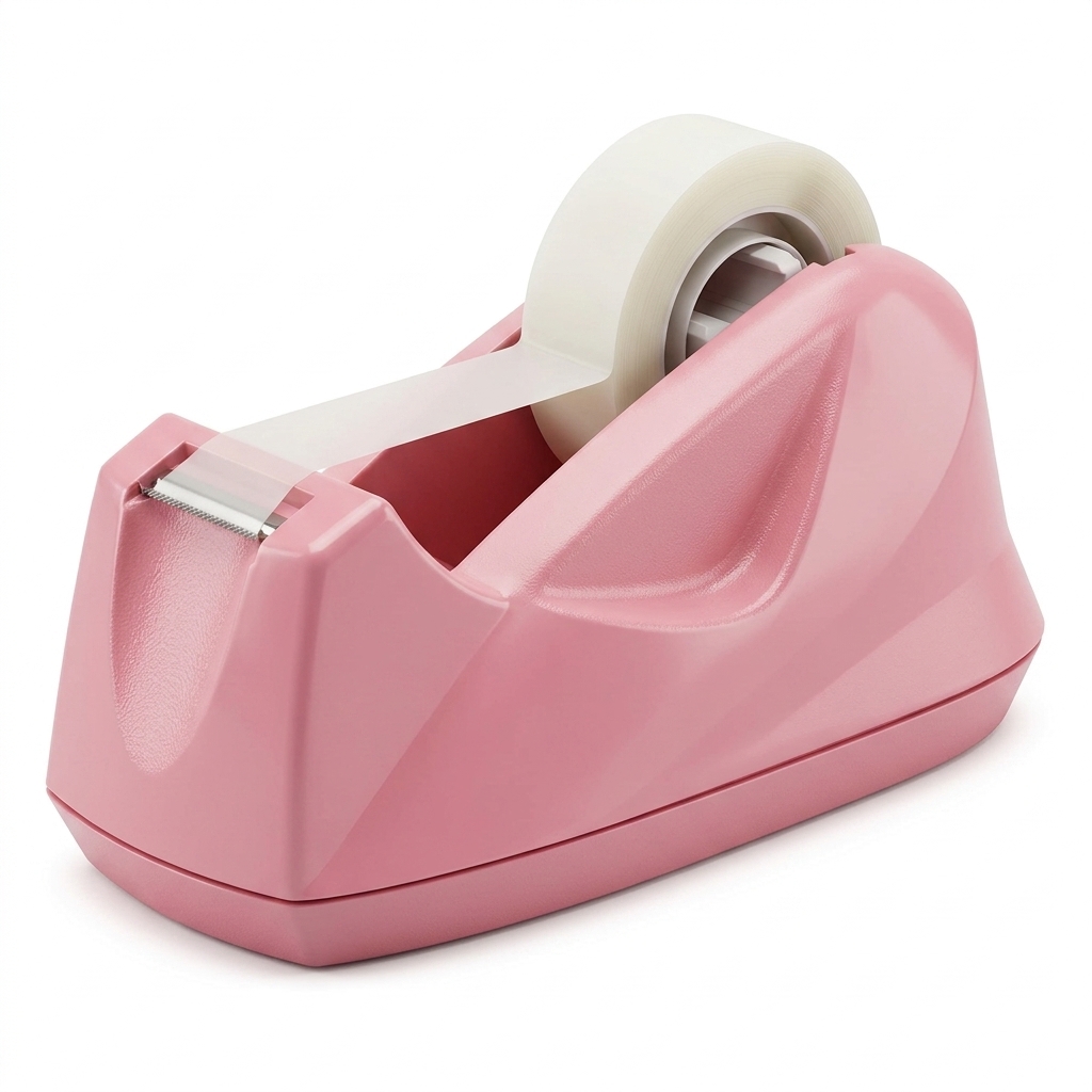 Pink Desk Tape Dispenser | Office & Home Stationery