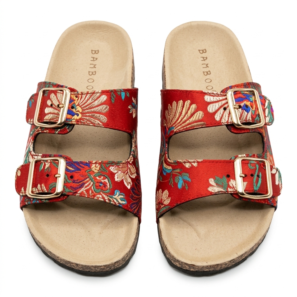Ethnic Embroidered Women's Flat Sandals