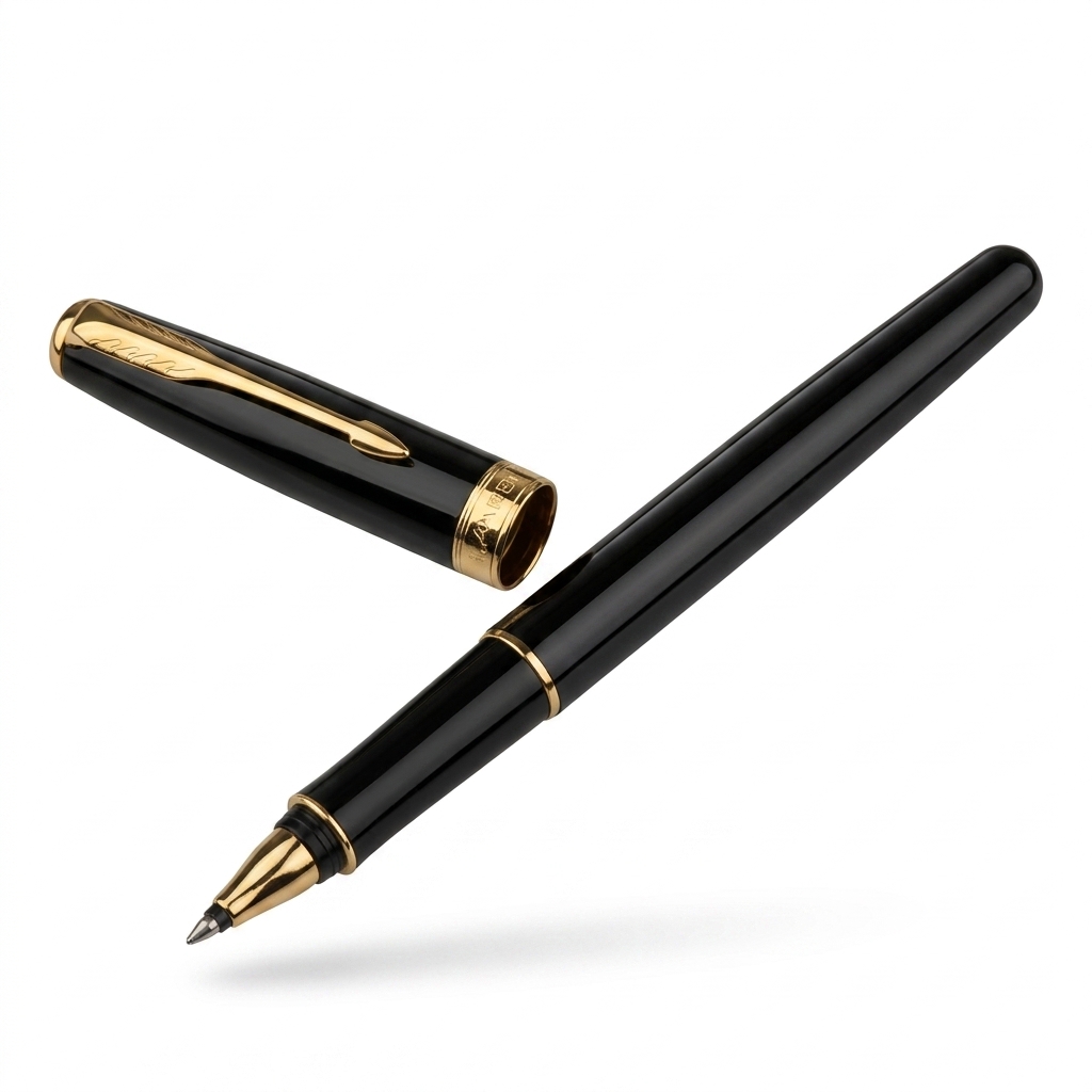 Parker IM Black Gold Rollerball Pen