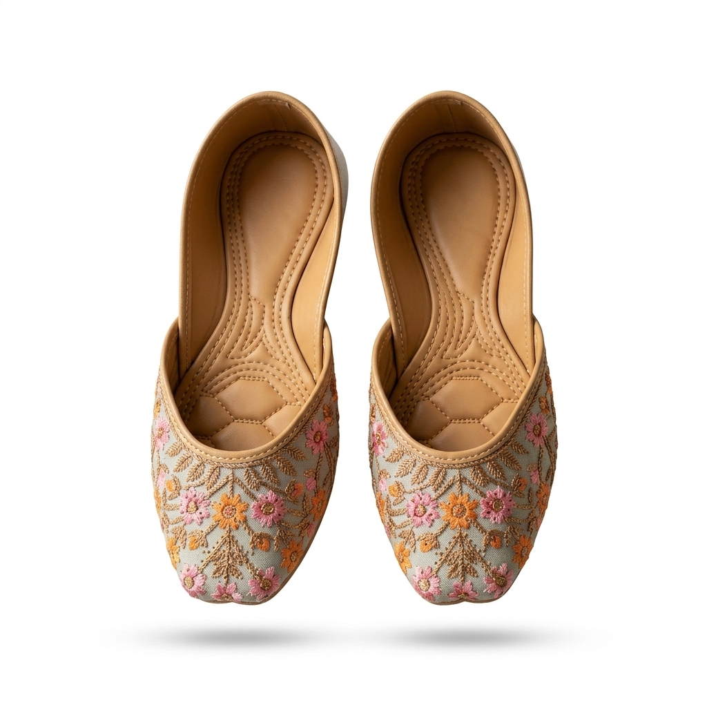 Embroidered Jutti for Women | Ethnic Mojari Shoes