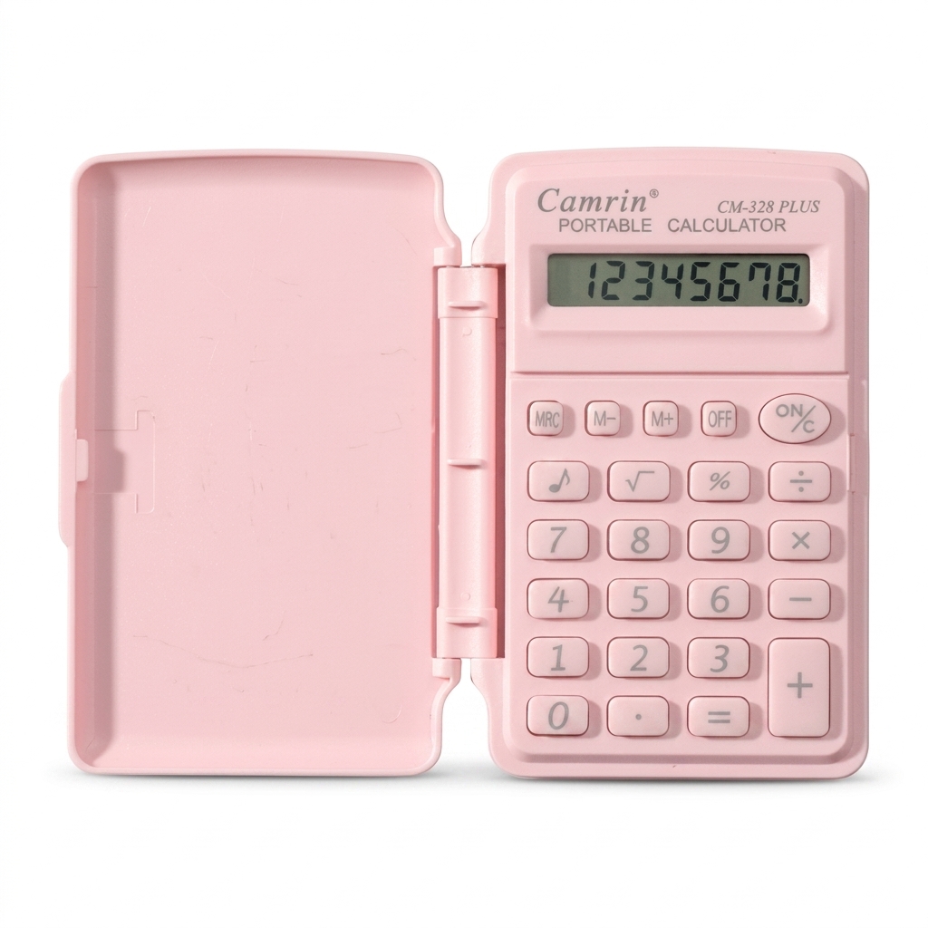 Camrin Portable Pocket Calculator CM-328 Plus