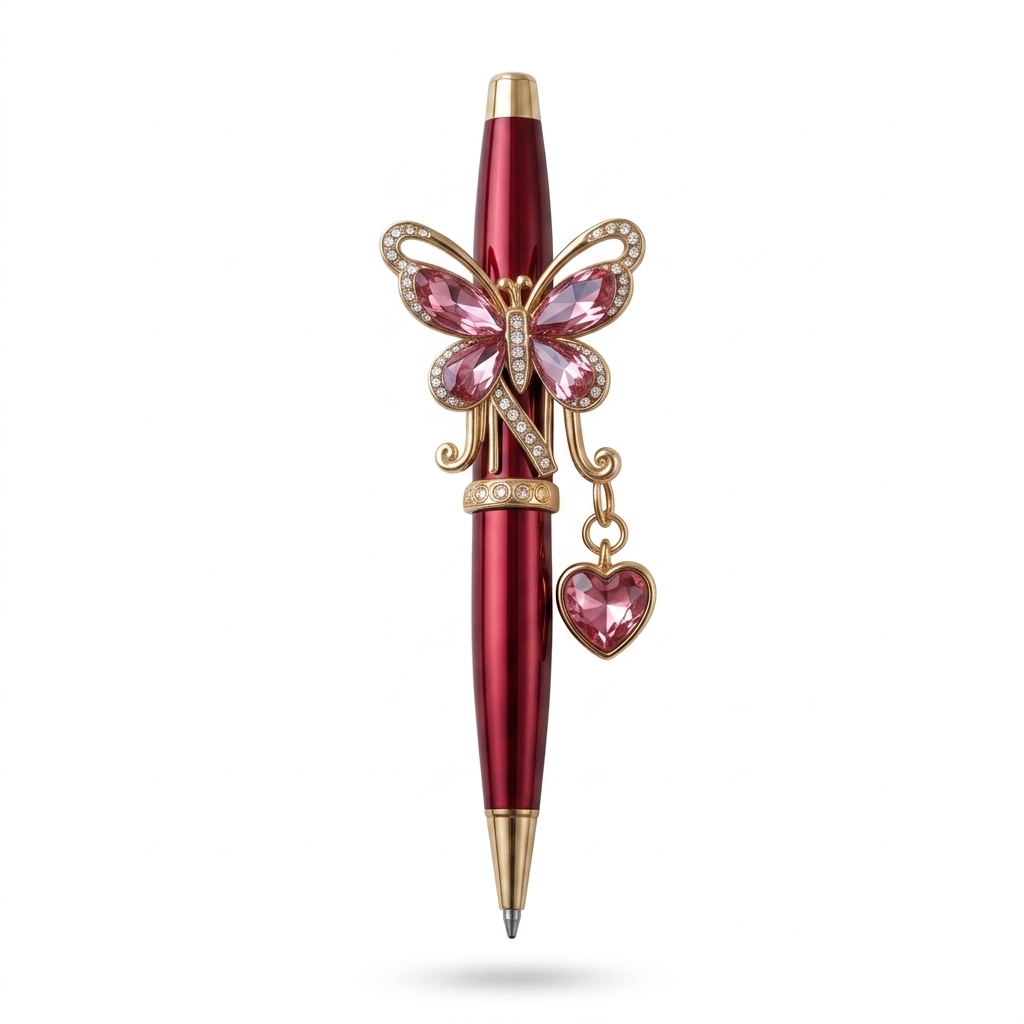Fancy Butterfly Crystal Pen Gift for Her