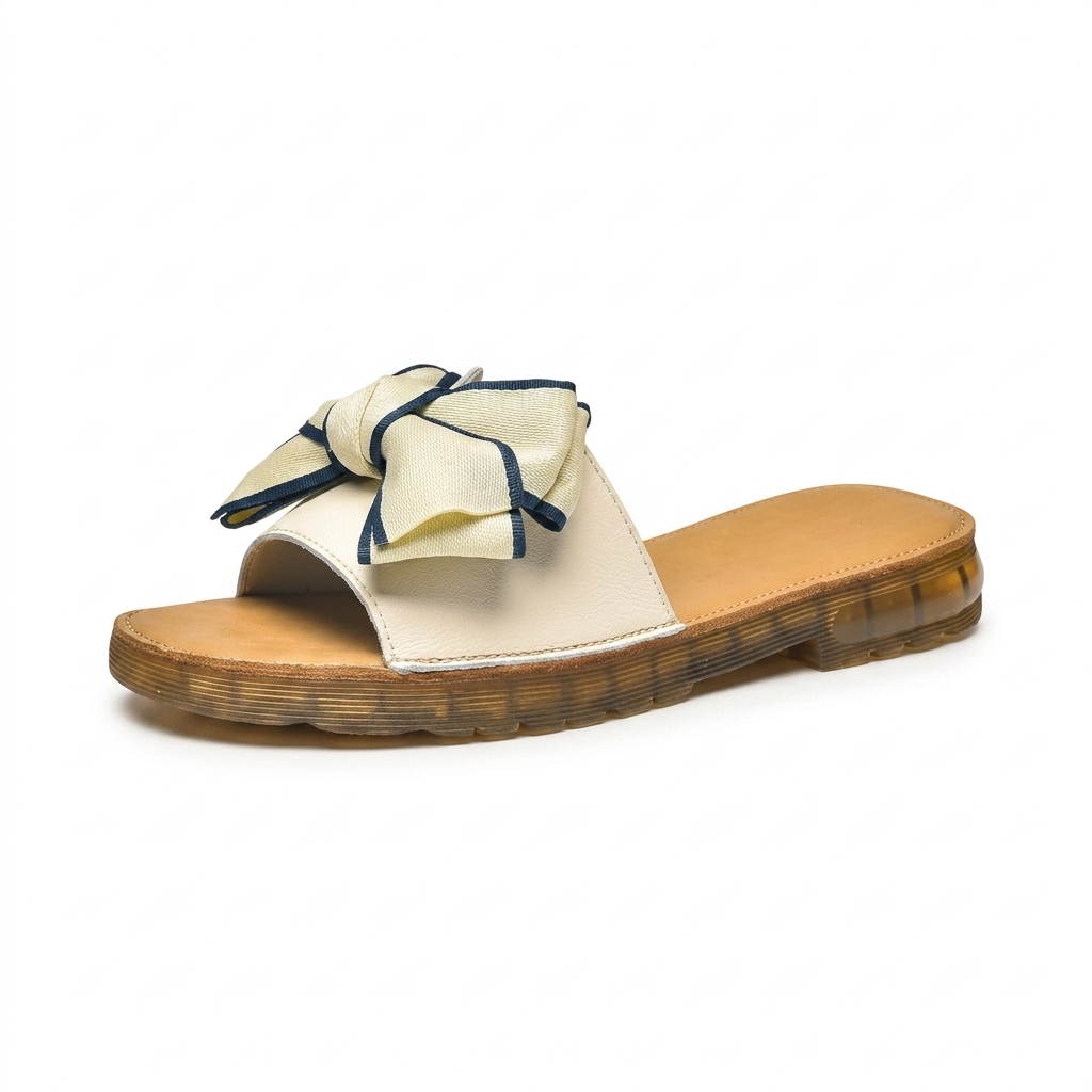 Stylish Bow Slip-On Sandals for Women