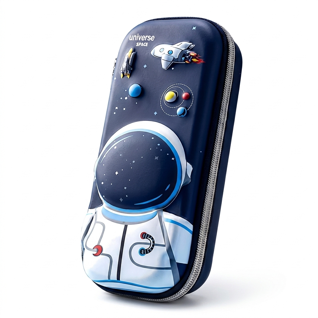 Astronaut Space Theme Hard Shell Pencil Case