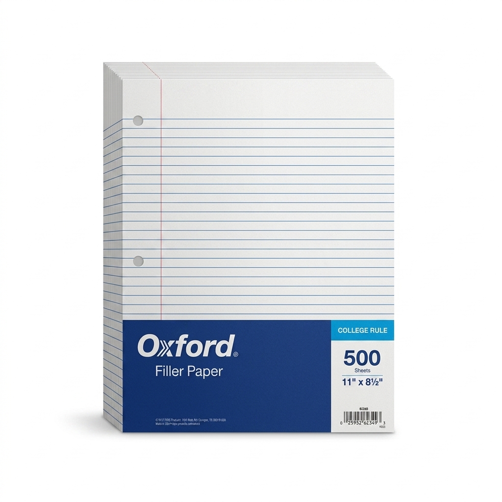 College Ruled Filler Paper 500 Sheets
