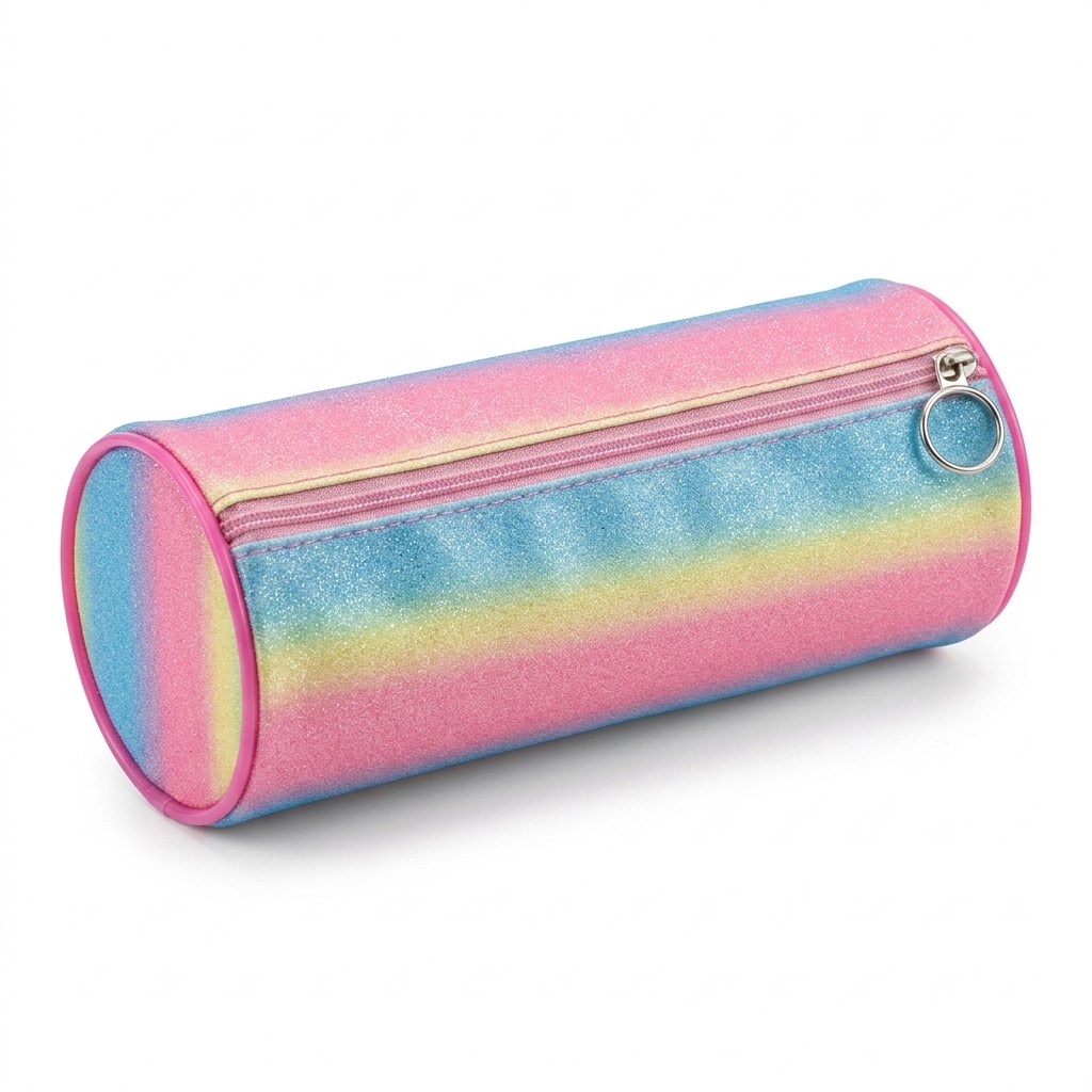 Sparkly Rainbow Glitter Pencil Pouch