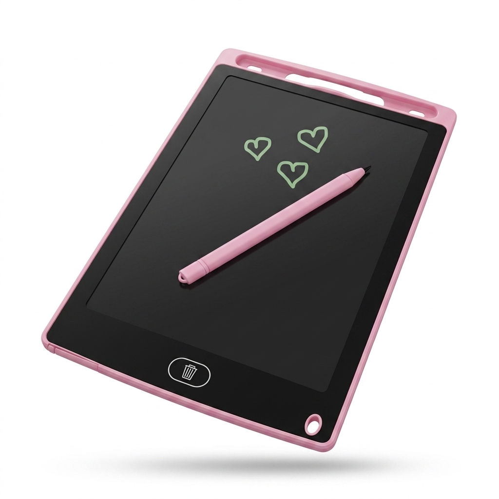 Pink 8.5-inch LCD Writing & Drawing Tablet for Kids
