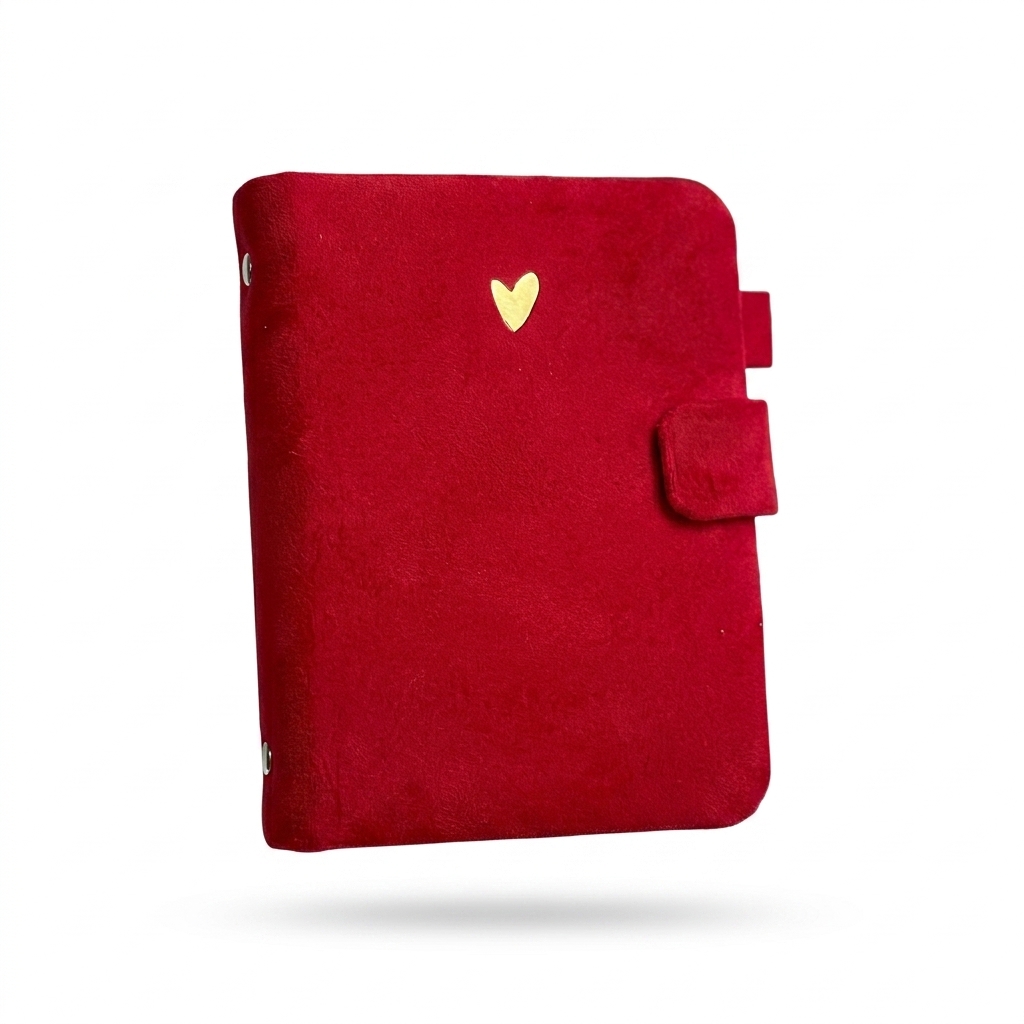 Red Velvet Heart Diary A5 Planner Journal