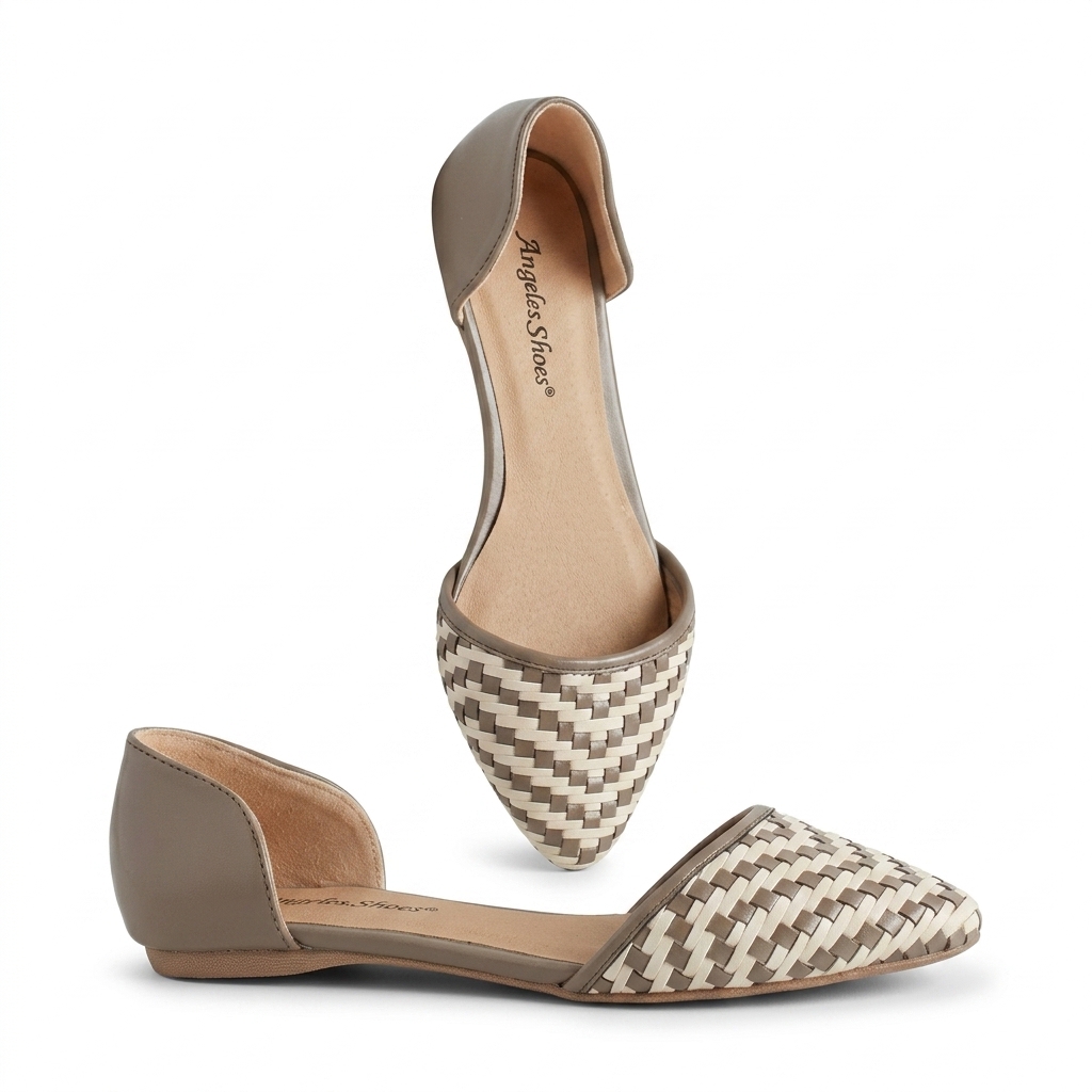 Stylish Women's Woven Pointed Toe Flats