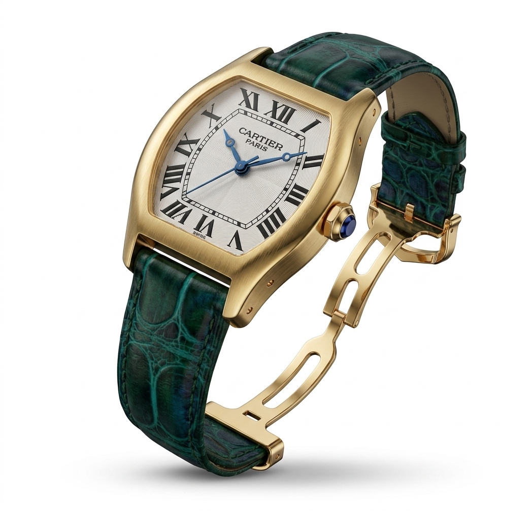 Cartier Tonneau Gold Watch | Luxury Timepiece