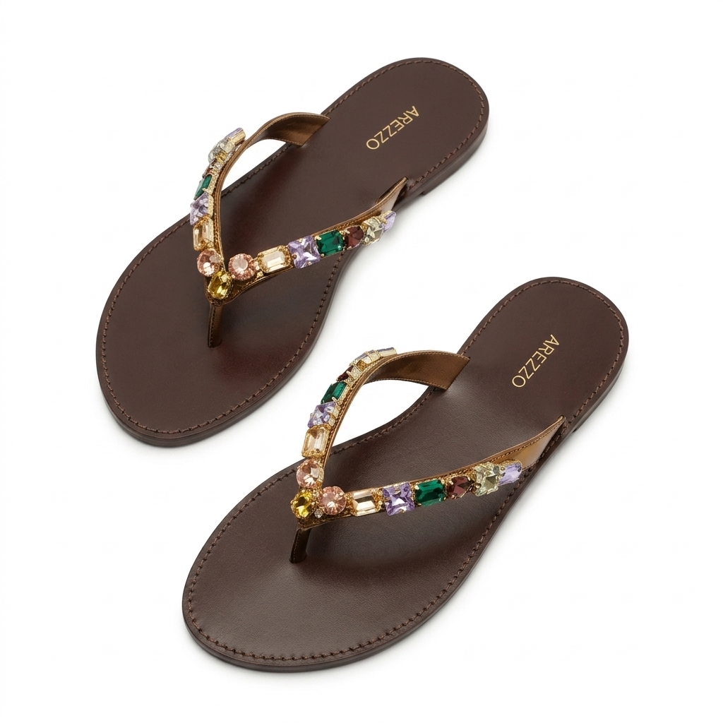 Arezzo Women's Gemstone Embellished Sandals