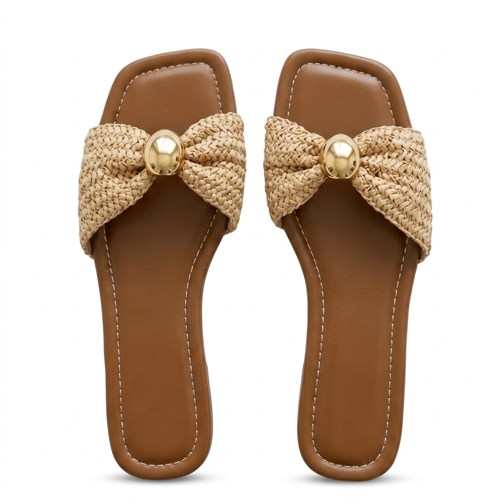Stylish Women's Woven Flat Sandals