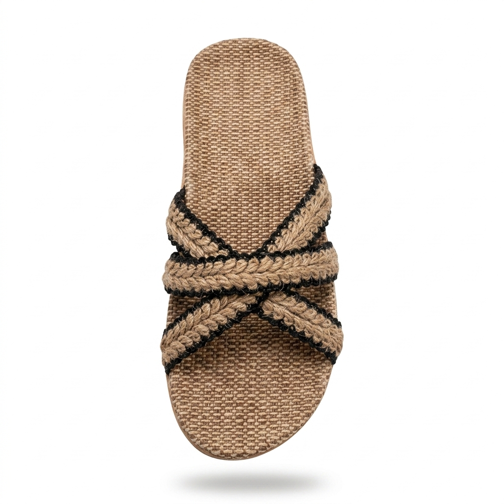 Women's Braided Jute Casual Slippers