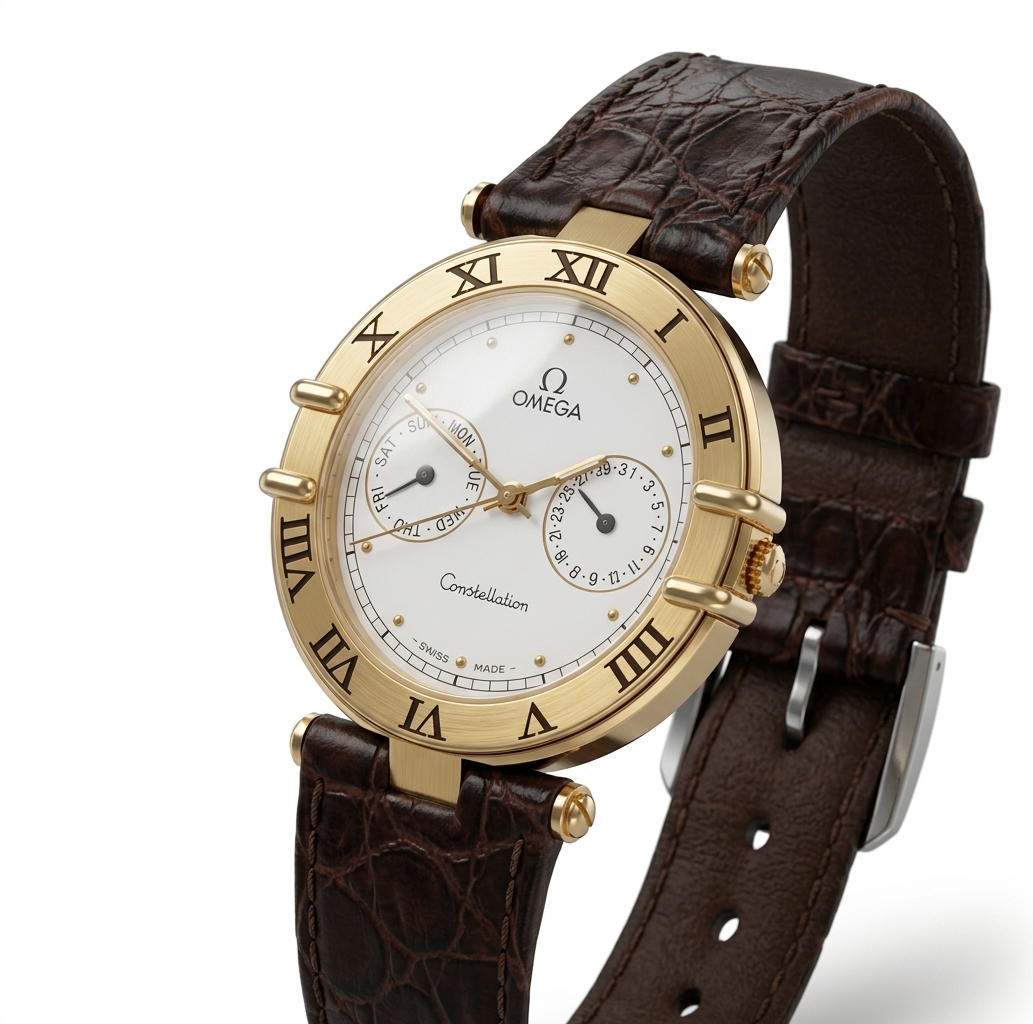 Omega Constellation Gold Tone Swiss Watch