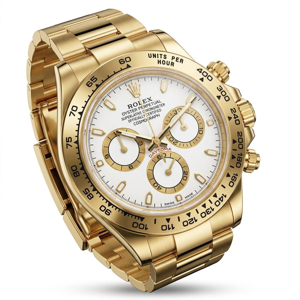 Men's Gold-Tone Chrono Style Watch