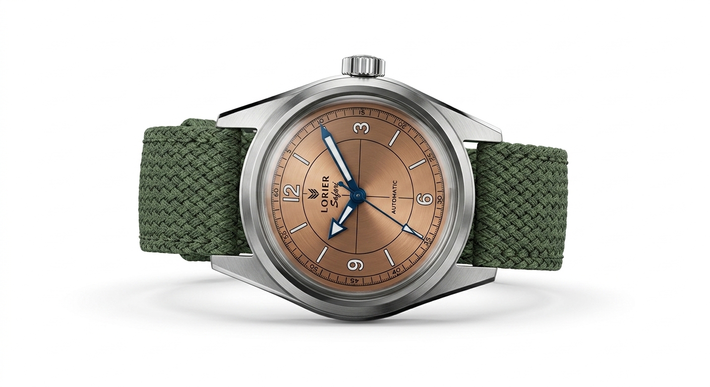 Classic Automatic Watch for Men | Green Strap