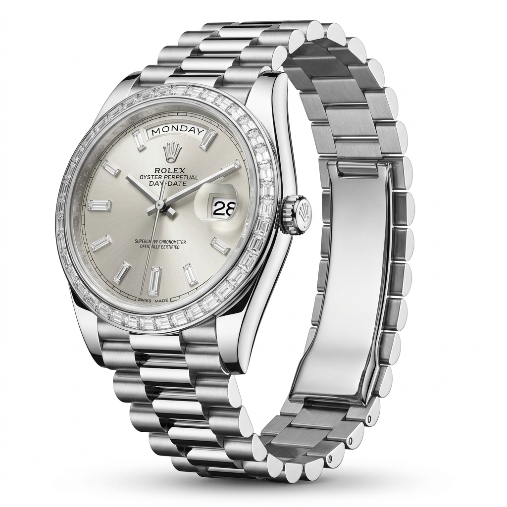 JAMD Mart Luxury Look Silver Dial Analog Watch