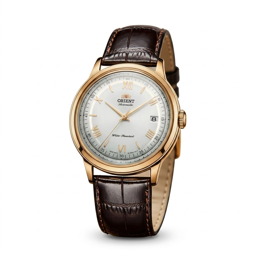 Classic Automatic Watch for Men | Brown Leather