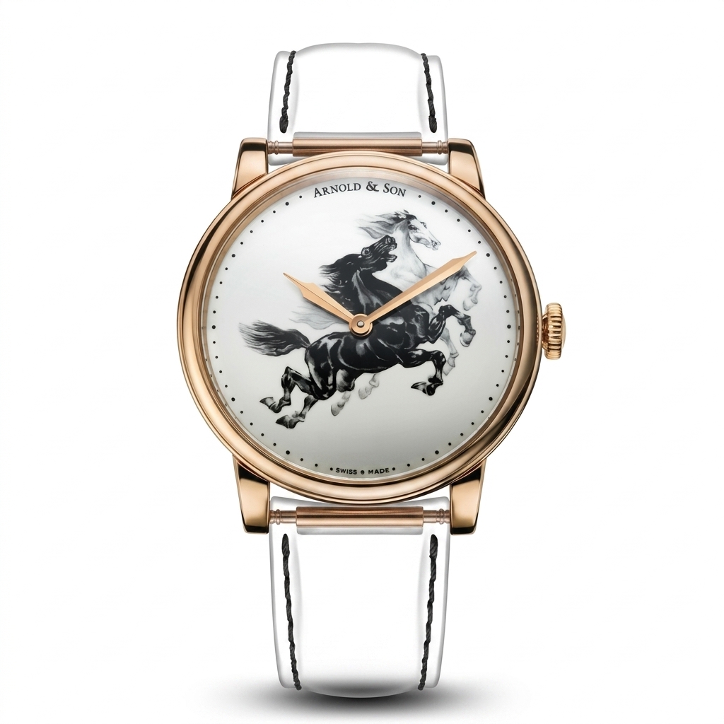 Arnold & Son Horse Dial Luxury Swiss Made Watch