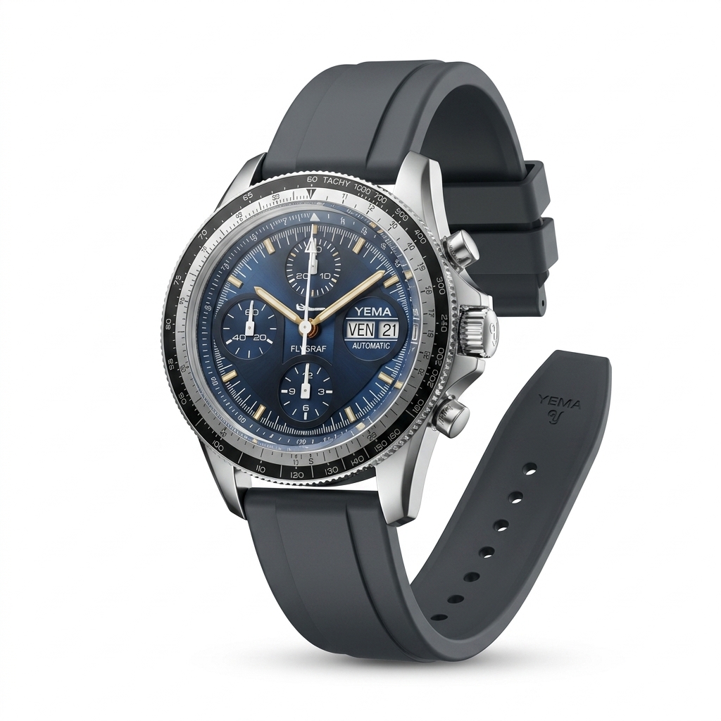 YEMA Flygraf Automatic Chronograph Watch