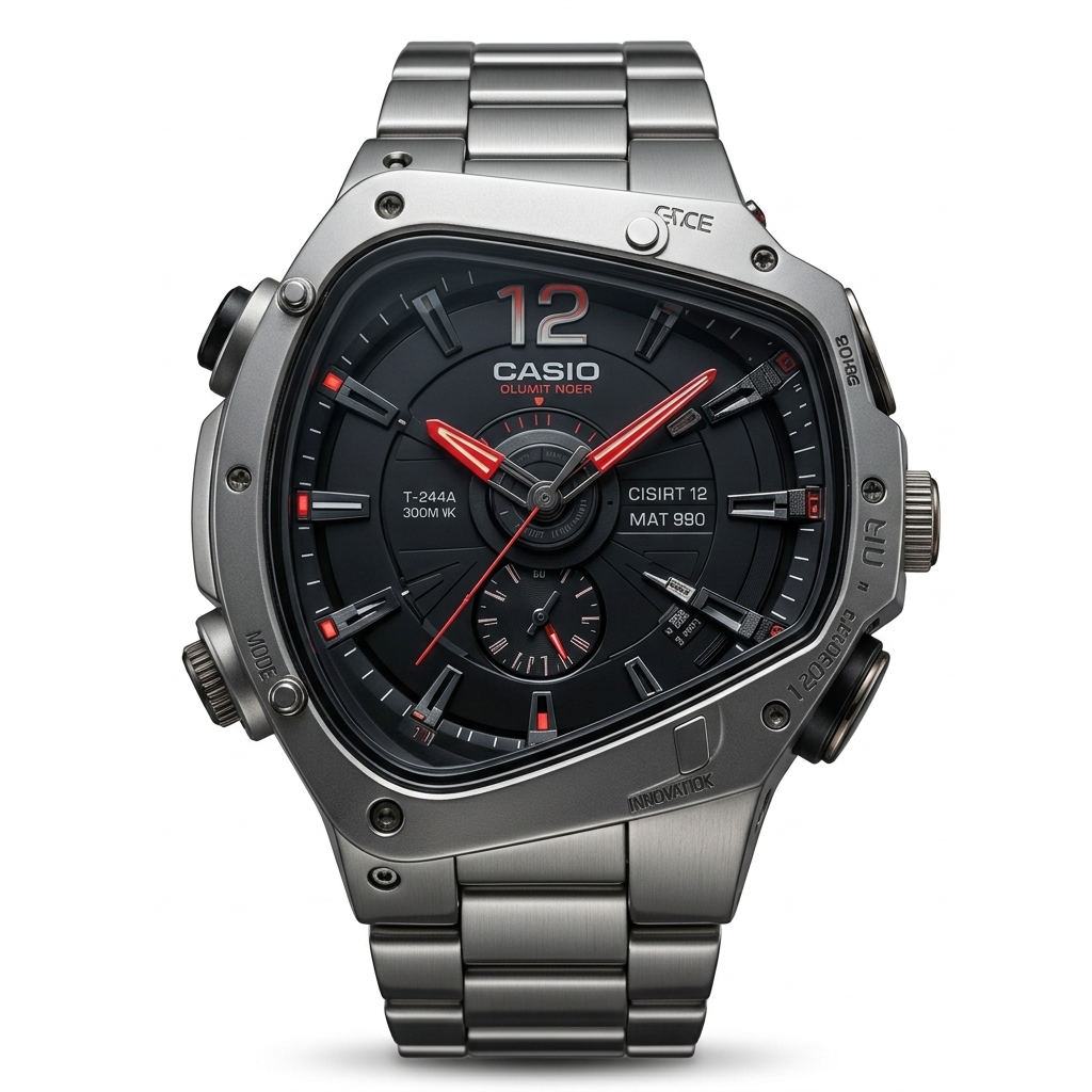 Casio Olumit Noer T-244A Chronograph Watch for Men