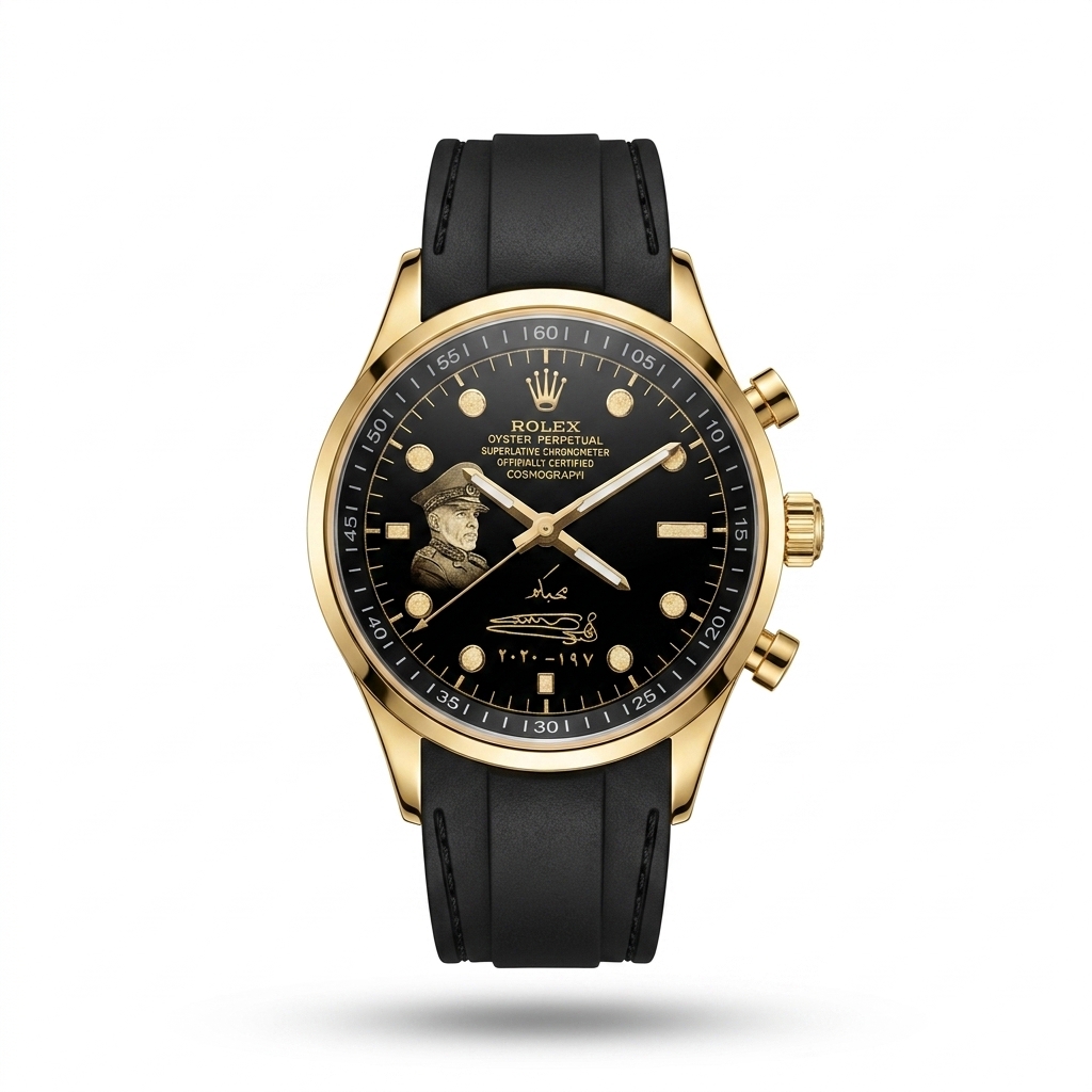 Luxury Gold & Black Men's Watch