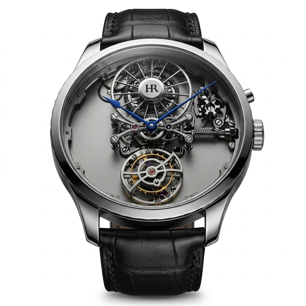 Men's Automatic Skeleton Dial Watch