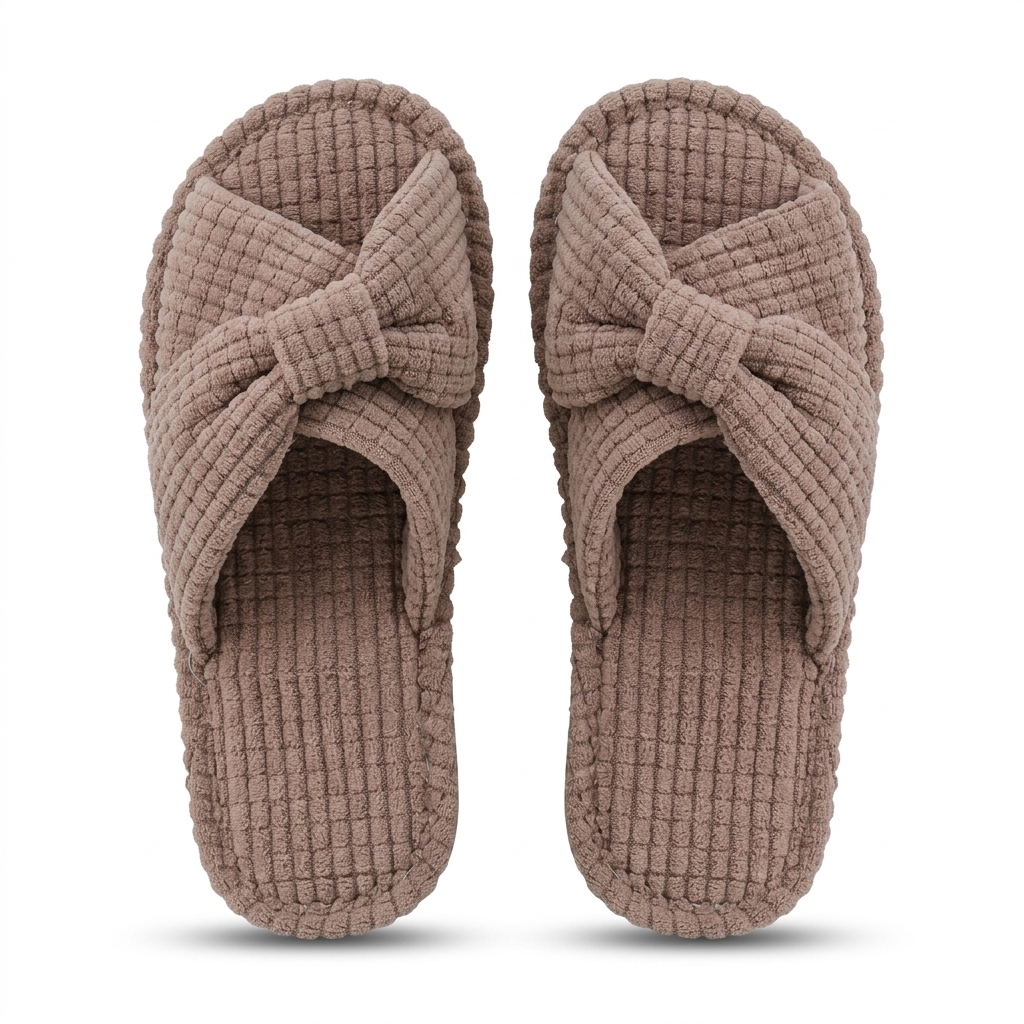 Women's Soft Bow Knot House Slippers