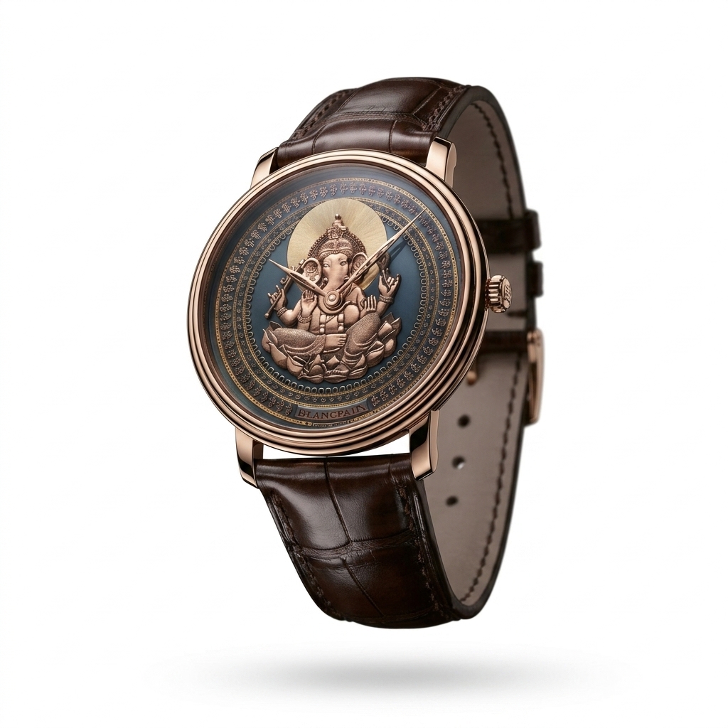 Blancpain Villeret Ganesha Red Gold Watch