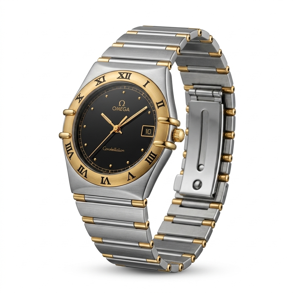 Elegant Two-Tone Analog Watch for Men