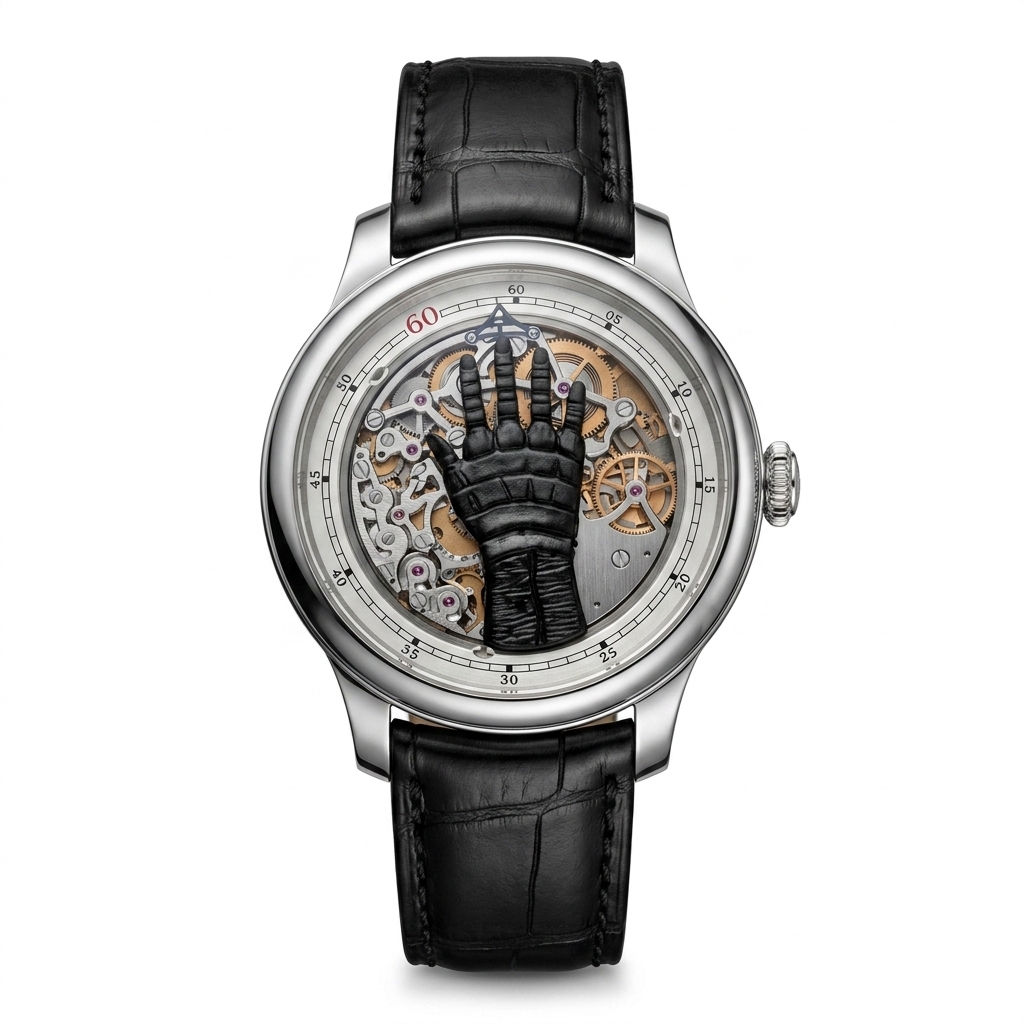 Unique Hand Sculpture Dial Mechanical Watch