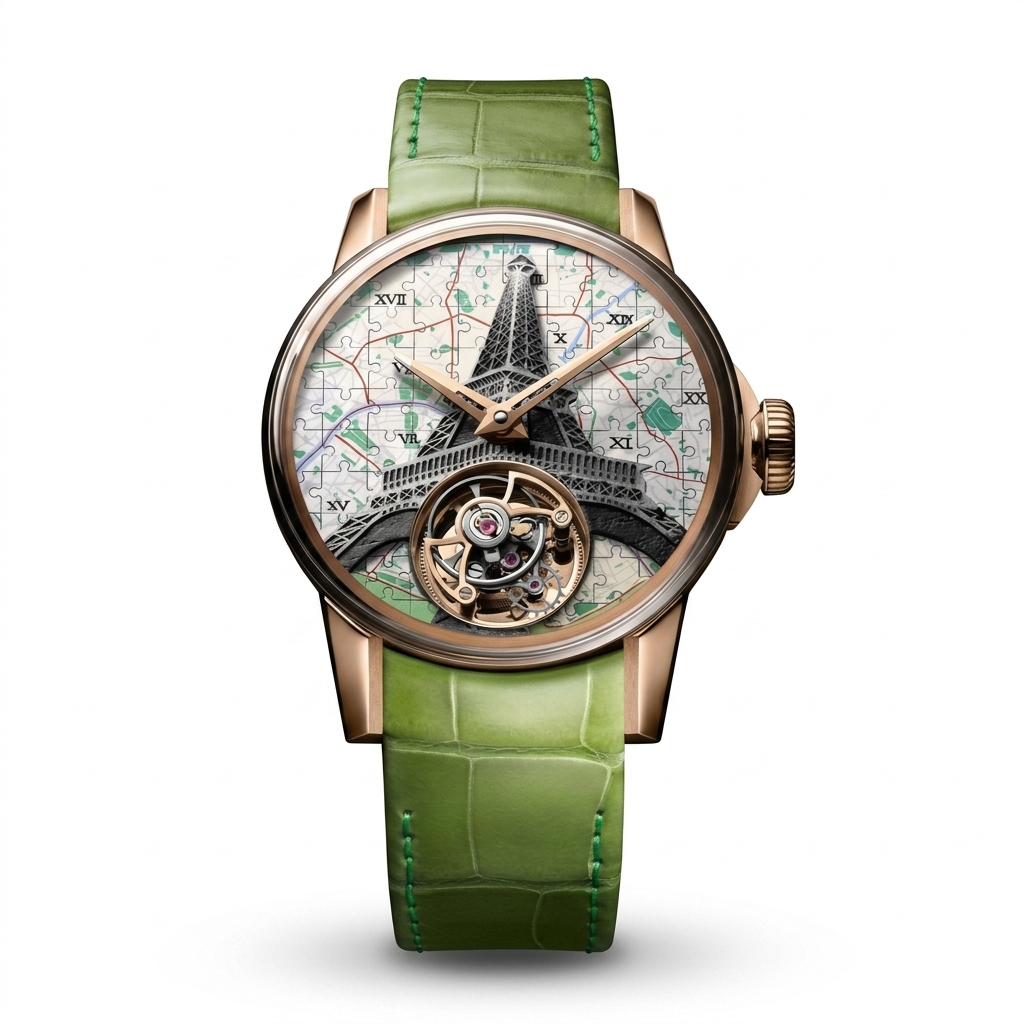 Stylish Green Strap Analog Watch for Men