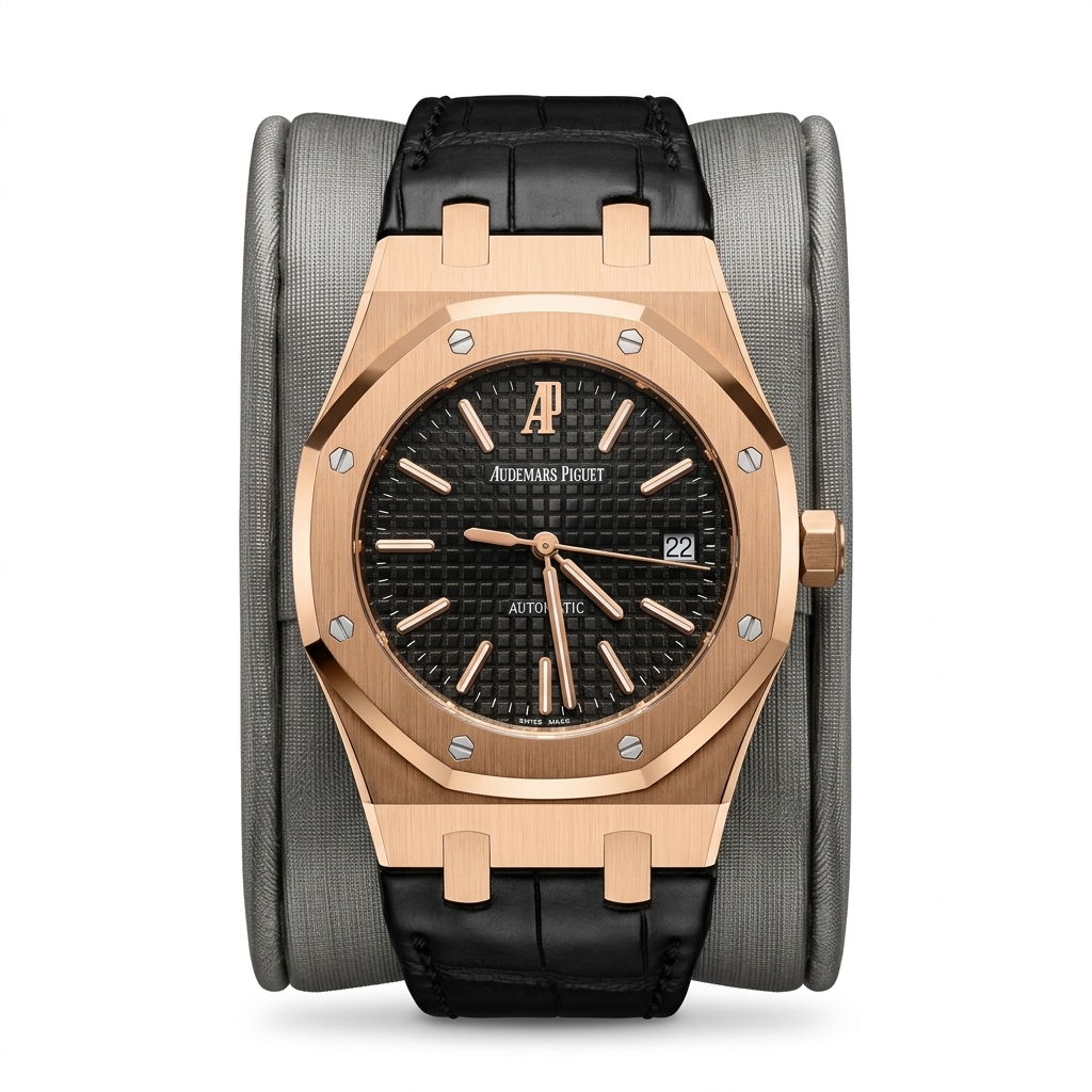 Rose Gold Finish Automatic Men's Watch