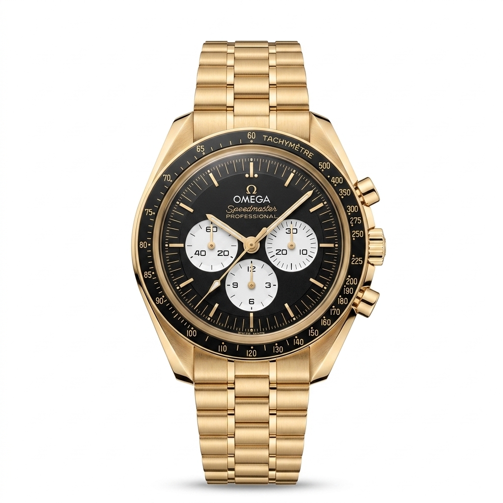 Stylish Gold Tone Men's Chronograph Watch
