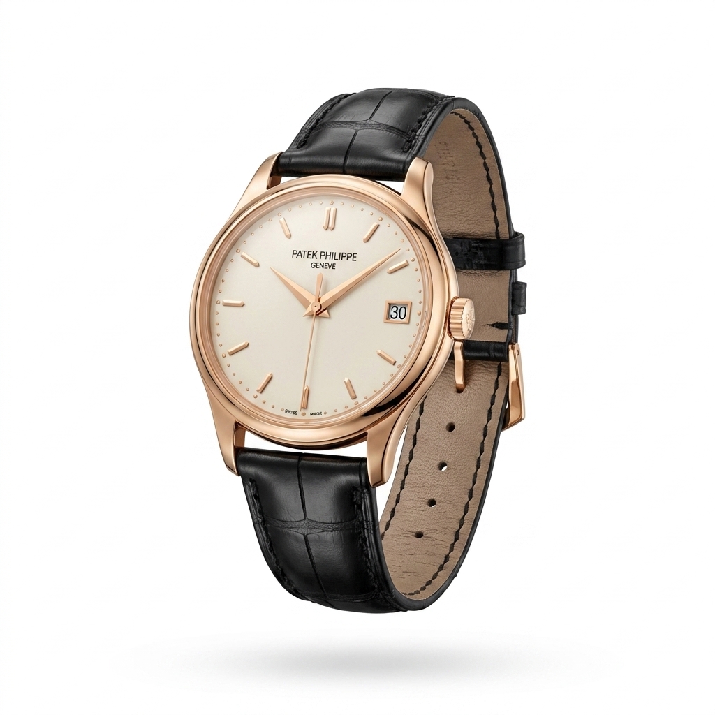 Patek Philippe Calatrava Rose Gold Automatic Watch for Men