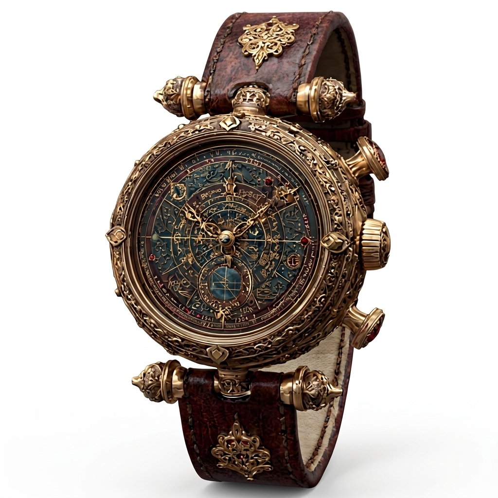 Vintage Steampunk Astrolabe Men's Watch