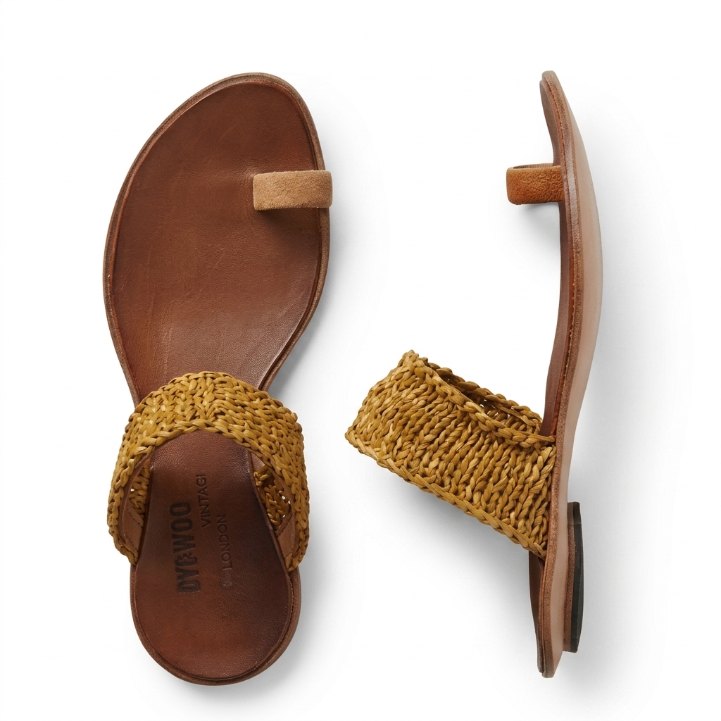 Women's Casual Woven Flat Sandals
