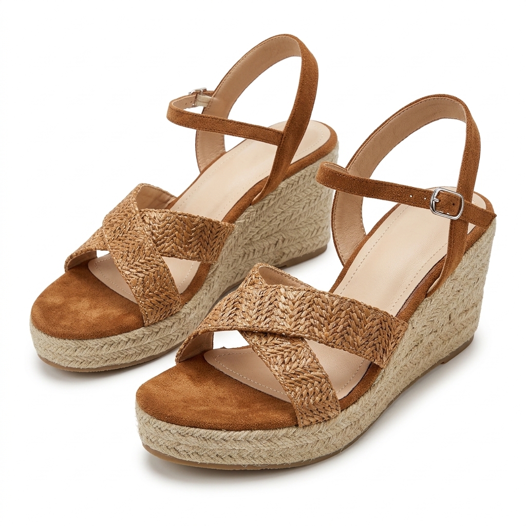Trendy Women's Espadrille Wedge Sandals