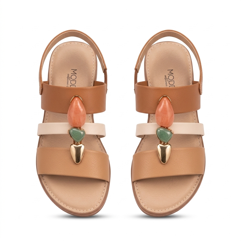 Women's Strappy Flat Comfort Sandals