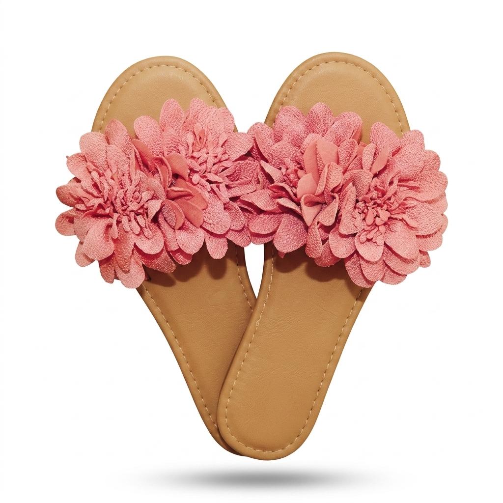 Stylish Floral Flat Sandals for Women
