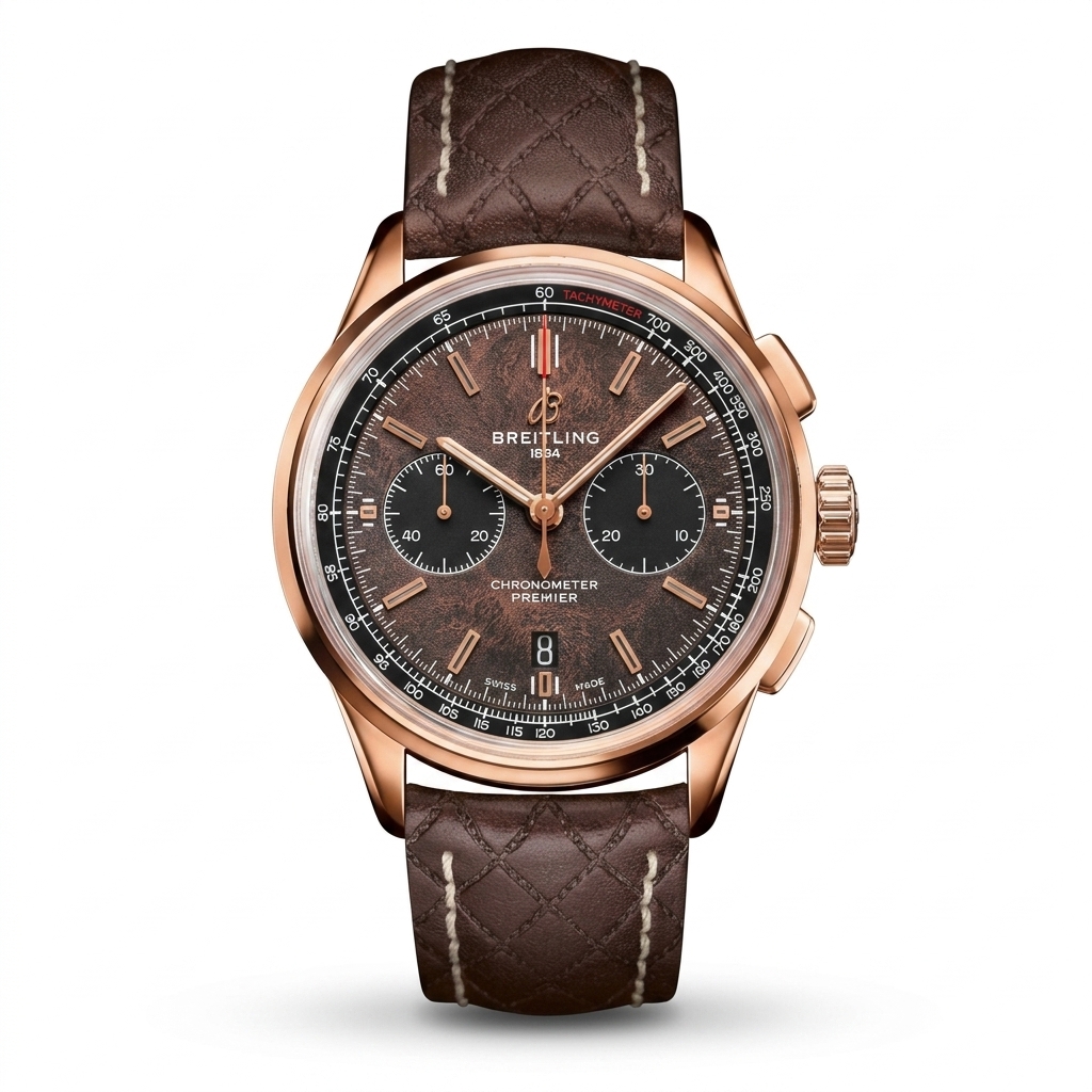 Breitling Premier B01 Chronograph 42 Rose Gold Watch