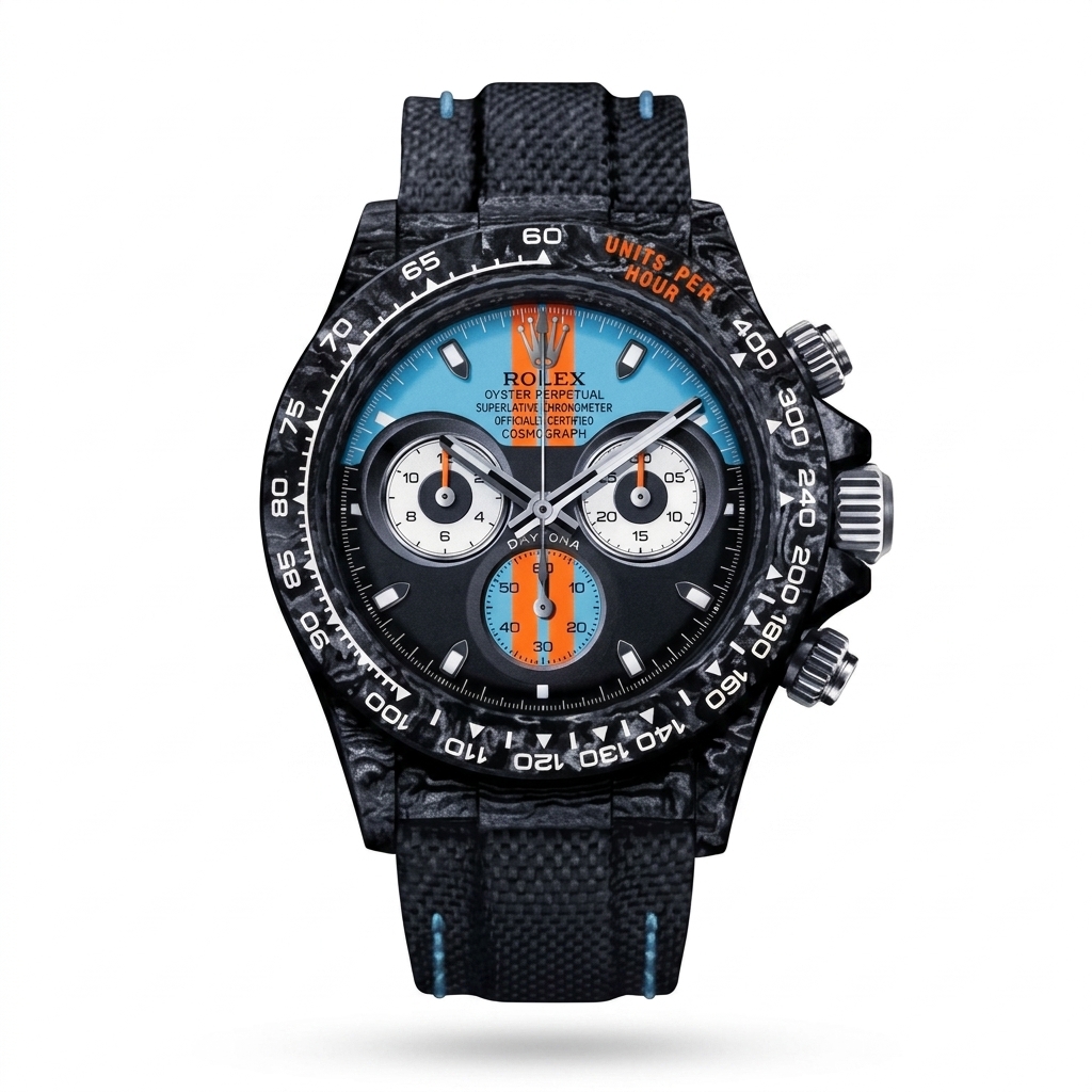 Stylish Men's Chronograph Watch - Racing Dial