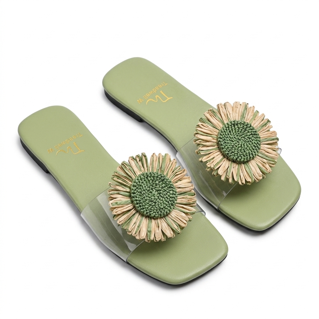 Stylish Green Flats for Women