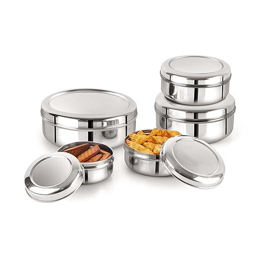 Steel Tiffin Lunch Box Set | Storage Containers