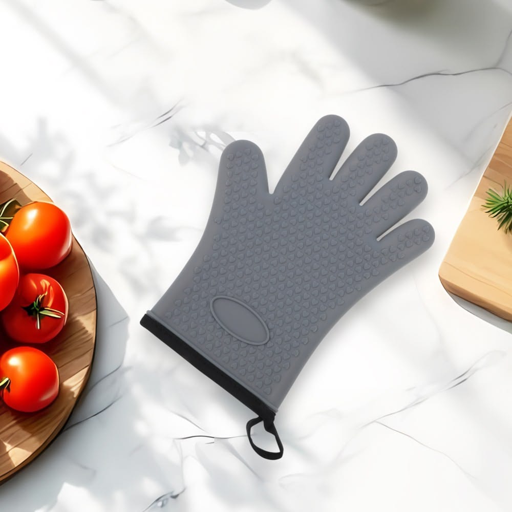 Heat Resistant Silicone Oven Mitt Kitchen Glove