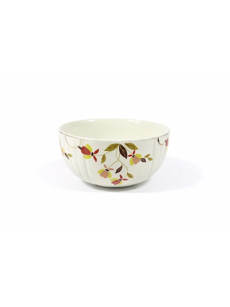 Floral Ceramic Serving Bowl | Dinnerware