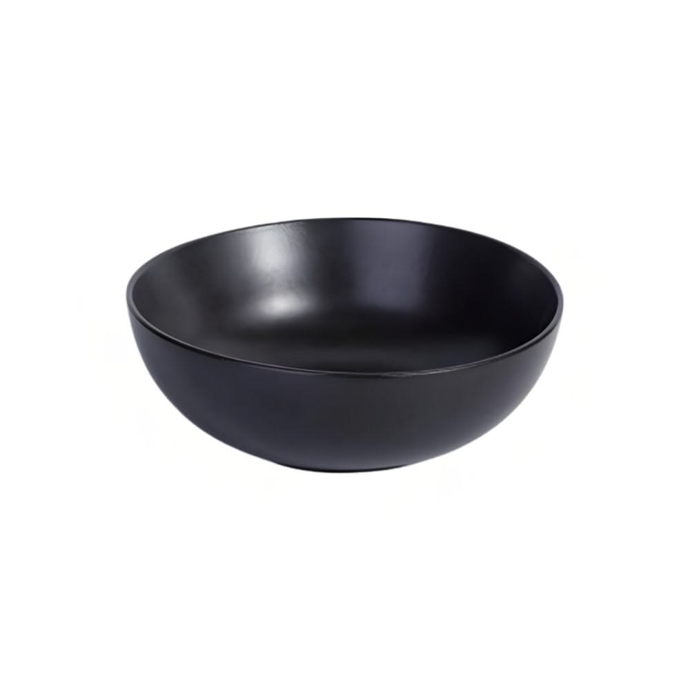 Matte Black Ceramic Serving Bowl