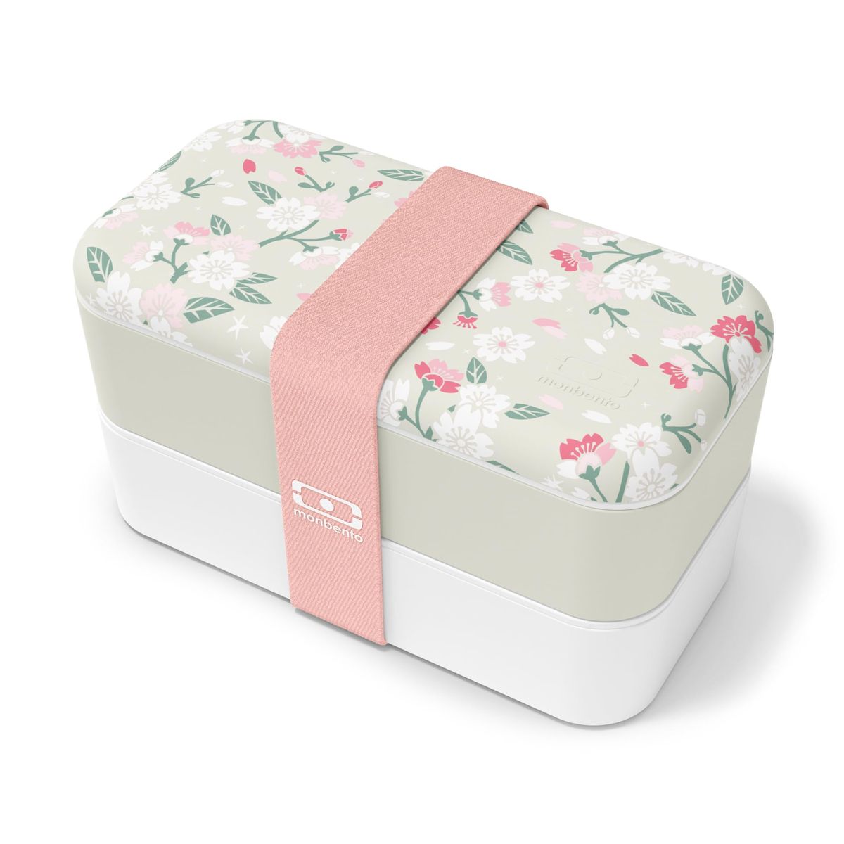 Floral Bento Lunch Box with Strap